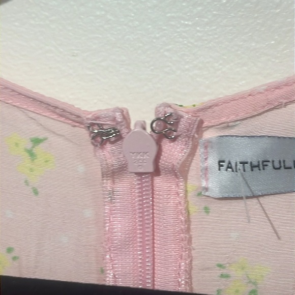 Faithful The Brand Meija pink midi dress - size 6 - Picture 10 of 11